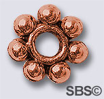 Alloy 4mm x 1mm Daisy Spacers 