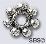 Alloy 4mm x 1mm Daisy Spacers 