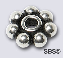 Bali Sterling Silver 4mm Daisy (20)