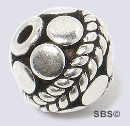 Bali Sterling Silver 5mm Round