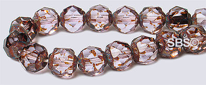 Baroque Firepolish 6mm Alexandrite Picasso