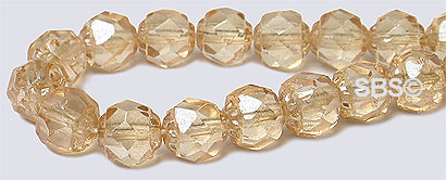 Baroque Firepolish 6mm Champagne Luster