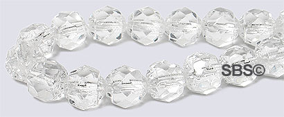 Baroque Firepolish 6mm Crystal
