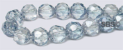 Baroque Firepolish 6mm Lt. Sapphire Luster