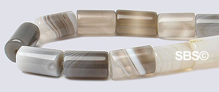 Botswanna Agate 5x8 Tube