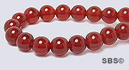 Carnelian Red Agate 6mm