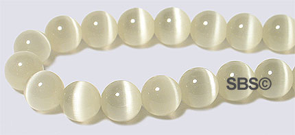 6mm Cats Eye- CREAM