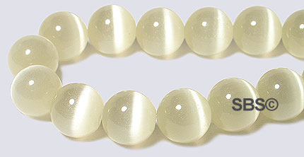 8mm Cats Eye- CREAM