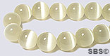 8mm Cats Eye- CREAM