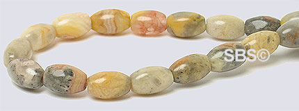 Crazy Lace Agate 4x6 Rice
