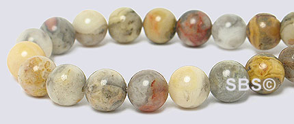 Crazy Lace Agate 6mm