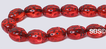 Czech 7x9mm Ladybugs 