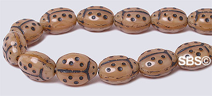 Czech 7x9mm Ladybugs 