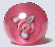 Czech Floral 6mm - Fuchsia