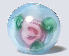 Czech Floral 6mm - Light Sapphire