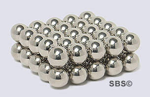 DC Magnet 6mm Round Silver (50)