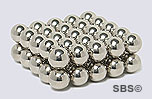 DC Magnet 6mm Round Silver (50)