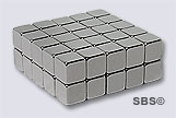 DC Magnet 6mm CUBE Hematite color (50)