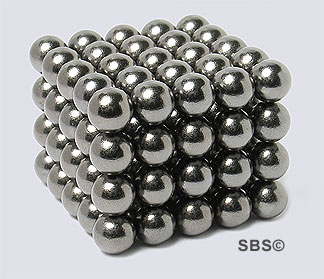 DC Magnet 6mm Round Hematite Color (100)