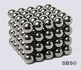 DC Magnet 6mm Round Hematite Color (100)