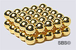 DC Magnet 6mm Round Gold (50)