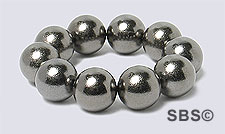 DC Magnet 6mm Round Hematite Color (10)