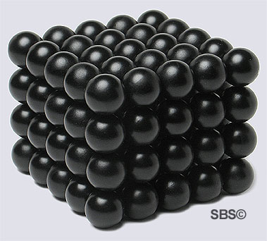 DC Magnet 8mm Round Black (100)