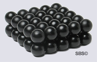 DC Magnet 8mm Round Black (50)