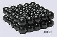 DC Magnet 8mm Round Black (50)