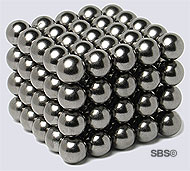 DC Magnet 8mm Round Hematite Color (100)