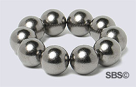 DC Magnet 8mm Round Hematite Color (10)