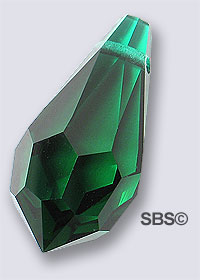 Preciosa 9x18 Teardrop - Emerald