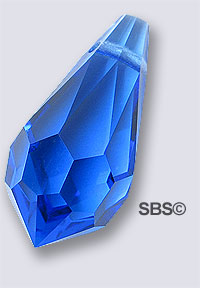 Preciosa 9x18 Teardrop - Sapphire