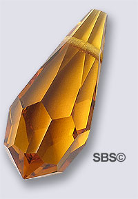 Preciosa 9x18 Teardrop - Topaz