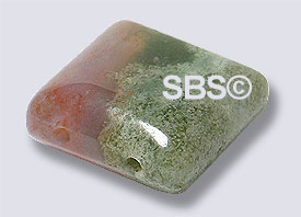 Fancy Jasper 12x12mm 2-Hole (50)