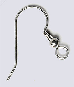 French Ear Wires - Surgical Steel (12 pair)