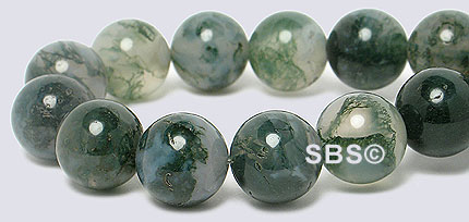 Green Moss Agate 8mm