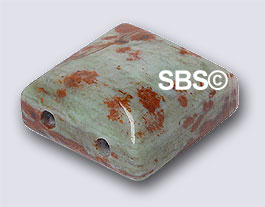 Green Opal 10x10 2-Hole (100)