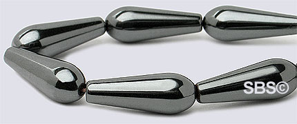 Hematite 6x16mm Teardrop (non-magnetic)