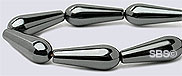 Hematite 6x16mm Teardrop (non-magnetic)