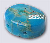 Impression Jasper 12x15 Flat Oval 2-Hole (12)