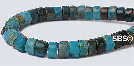 Impression Jasper 5mm Heishi