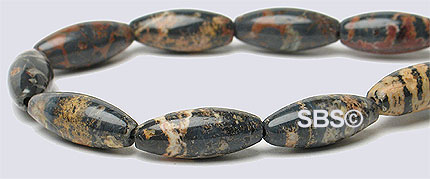 Leopard Skin Jasper 5x12 Rice