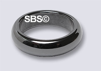 High Power Magnetic Hematite 6mm Ring (#12)