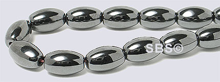 Hematite 5x8 Rice (non-magnetic)