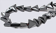 Magnetic Hematite 6mm Flat Triangle AAA Grade