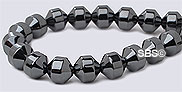 Magnetic Hematite 6mm Double Cone AAA Grade