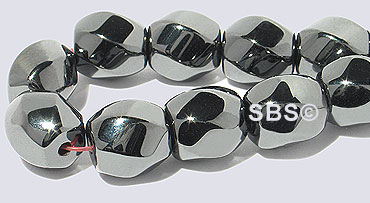 High Power Magnetic Hematite 8mm (6-sided) Swirl