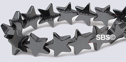 Magnetic Hematite 8mm Star AAA Grade