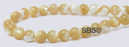 Mother of Pearl 4mm Natural
